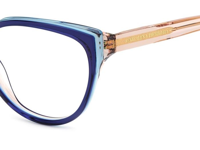 Occhiali da vista Carolina Herrera Her 0253 108343 (BR0) colore blue pink forma cat eye 