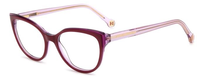 Occhiali da vista Carolina Herrera Her 0253 108343 (QHO) colore cyclamen forma cat eye 