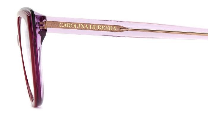 Occhiali da vista Carolina Herrera Her 0253 108343 (QHO) colore cyclamen forma cat eye 