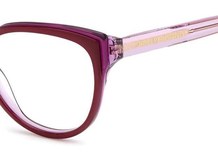 Occhiali da vista Carolina Herrera Her 0253 108343 (QHO) colore cyclamen forma cat eye 