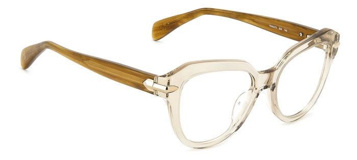 Brillen Rag & Bone Rnb3073 108351 (S05) farbe grey brown form cat-eye 