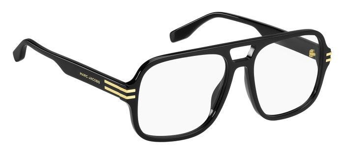 Occhiali da vista Marc Jacobs 755 108369 (807) colore black forma navigator 