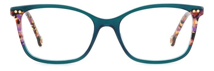 Occhiali da vista Carolina Herrera Her 0246 108381 (1ED) colore green forma rettangolare 