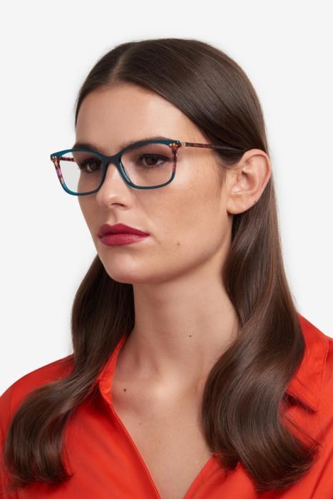 Occhiali da vista Carolina Herrera Her 0246 108381 (1ED) colore green forma rettangolare 