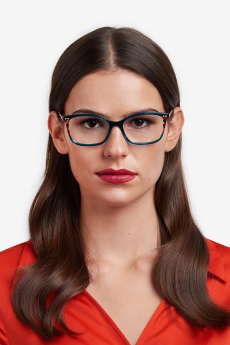 Occhiali da vista Carolina Herrera Her 0246 108381 (1ED) colore green forma rettangolare 