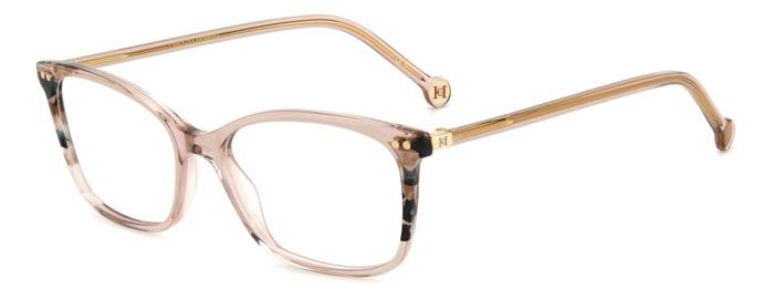 Occhiali da vista Carolina Herrera Her 0246 108381 (L93) colore peach havana forma rettangolare 