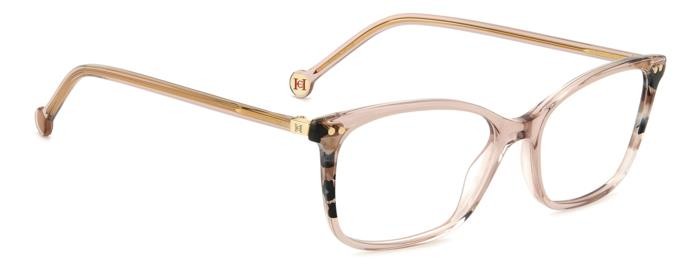 Occhiali da vista Carolina Herrera Her 0246 108381 (L93) colore peach havana forma rettangolare 