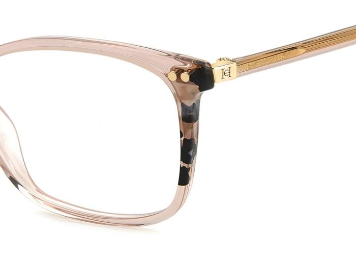 Occhiali da vista Carolina Herrera Her 0246 108381 (L93) colore peach havana forma rettangolare 