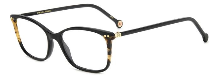 Occhiali da vista Carolina Herrera Her 0246 108381 (WR7) colore black havana forma rettangolare 
