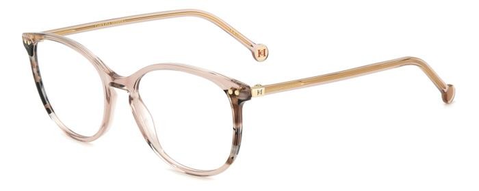 Occhiali da vista Carolina Herrera Her 0247 108382 (L93) colore peach havana forma cat eye 