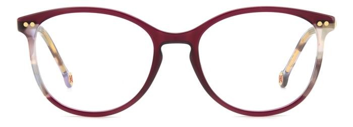Occhiali da vista Carolina Herrera Her 0247 108382 (YDC) colore burgundy havana forma cat eye 