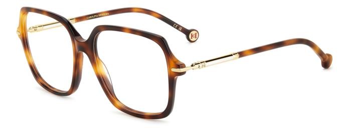 Occhiali da vista Carolina Herrera Her 0233 108384 (WR9) colore brown havana forma quadrato 