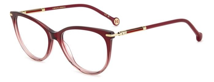 Occhiali da vista Carolina Herrera Her 0231 108387 (2OO) colore shaded red forma cat eye 