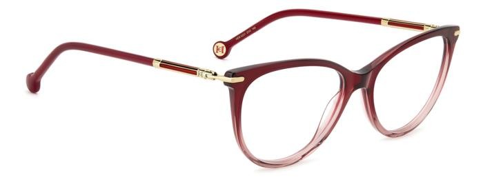 Occhiali da vista Carolina Herrera Her 0231 108387 (2OO) colore shaded red forma cat eye 