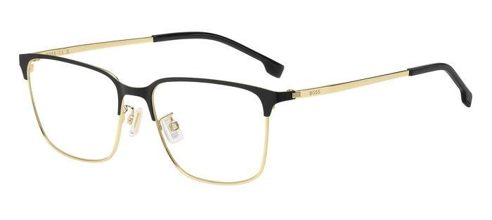Eyeglasses Hugo Boss 1676/F 108389 (I46) color matte black gold shape rectangle 