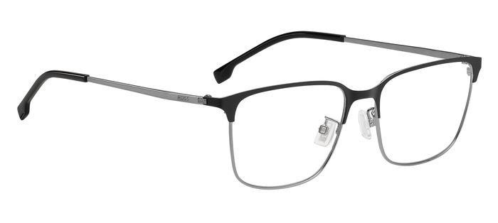 Eyeglasses Hugo Boss 1676/F 108389 (TI7) color matte black ruthenium shape rectangle 