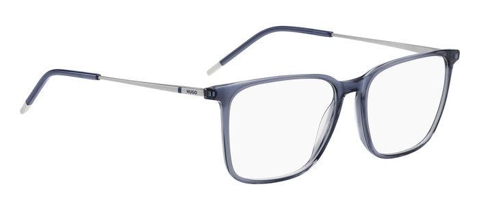 Eyeglasses Hugo Hg 1288 108411 (B88) color blue silver shape square 