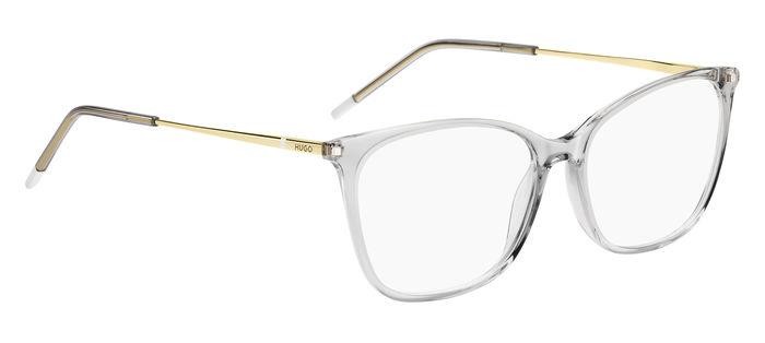 Eyeglasses Hugo Hg 1294 108412 (1HJ) color grey white shape cat eye 