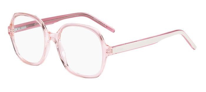 Brillen Hugo Hg 1302 108414 (HDR) farbe white pink form geometrisch 