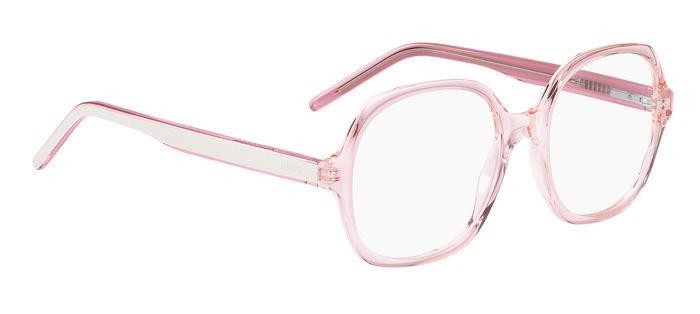Brillen Hugo Hg 1302 108414 (HDR) farbe white pink form geometrisch 