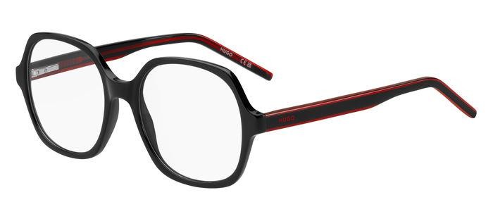Eyeglasses Hugo Hg 1302 108414 (OIT) color black red shape geometric 