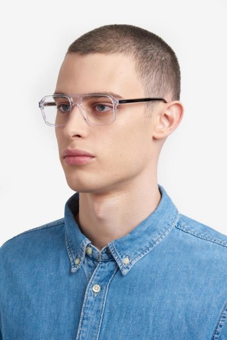 Eyeglasses Hugo Hg 1299 108415 (7C5) color black crystal shape navigator 