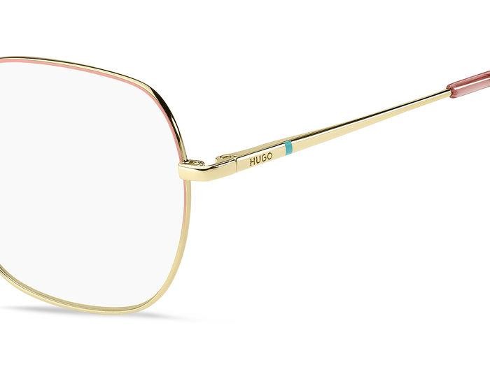 Brillen Hugo Hg 1295 108416 (EYR) farbe gold pink form geometrisch 