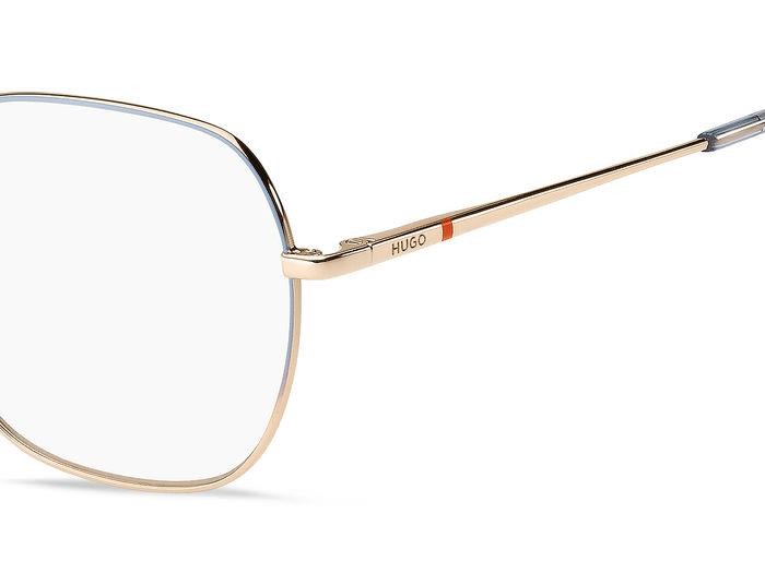 Brillen Hugo Hg 1295 108416 (LKS) farbe gold blue form geometrisch 