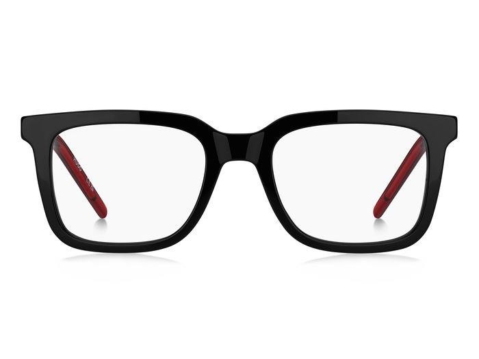 Brillen Hugo Hg 1300 108417 (OIT) farbe black red form rechteckig 