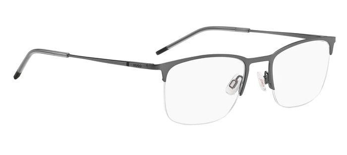 Brillen Hugo Hg 1291 108418 (R80) farbe matte dark ruthenium form rechteckig 