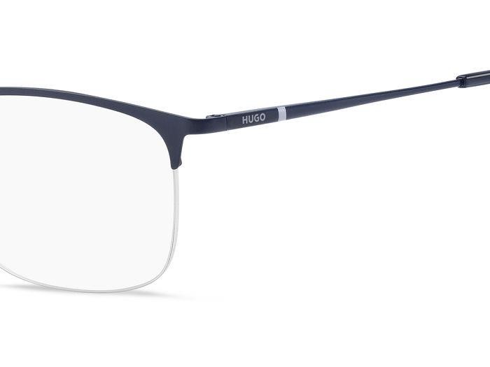 Eyeglasses Hugo Hg 1291 108418 (XW0) color blue grey shape rectangle 