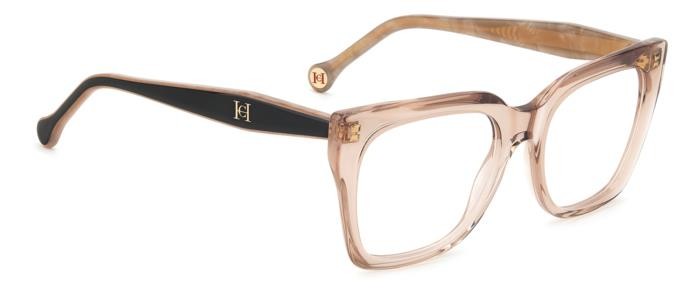 Occhiali da vista Carolina Herrera Her 0227 108419 (6X4) colore nude black forma quadrato 