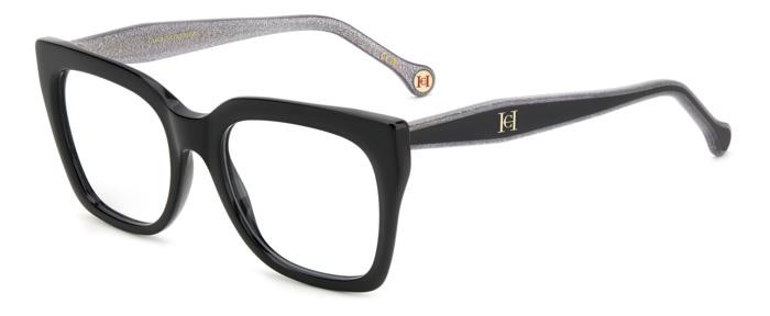 Occhiali da vista Carolina Herrera Her 0227 108419 (BSC) colore black silver forma quadrato 