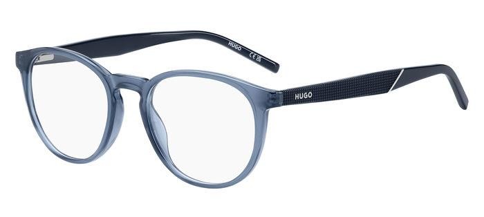 Eyeglasses Hugo Hg 1308 108421 (PJP) color blue shape round 