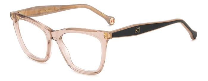 Occhiali da vista Carolina Herrera Her 0228 108423 (6X4) colore nude black forma rettangolare 