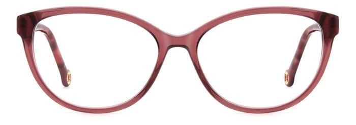 Brillen Carolina Herrera Her 0240 108425 (82U) farbe burgundy red havana form cat-eye 
