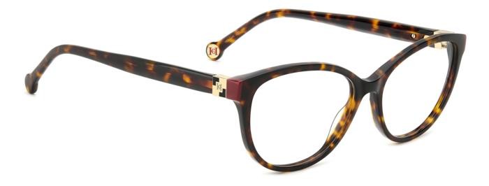 Occhiali da vista Carolina Herrera Her 0240 108425 (O63) colore havana red forma cat eye 