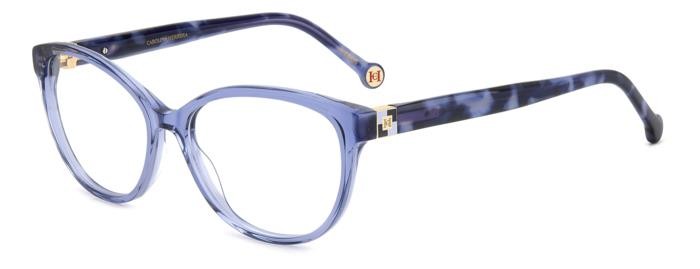 Occhiali da vista Carolina Herrera Her 0240 108425 (XP8) colore blue havana blue forma cat eye 