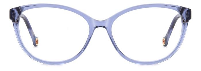 Occhiali da vista Carolina Herrera Her 0240 108425 (XP8) colore blue havana blue forma cat eye 