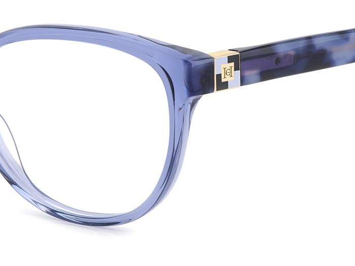 Occhiali da vista Carolina Herrera Her 0240 108425 (XP8) colore blue havana blue forma cat eye 