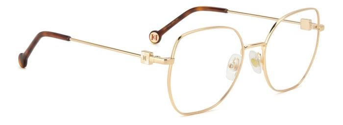 Occhiali da vista Carolina Herrera Her 0242 108428 (0NR) colore gold brown havana forma farfalla 