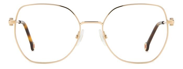 Occhiali da vista Carolina Herrera Her 0242 108428 (0NR) colore gold brown havana forma farfalla 
