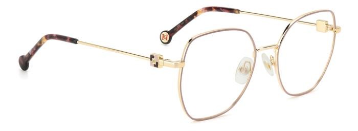 Occhiali da vista Carolina Herrera Her 0242 108428 (S45) colore pink gold forma farfalla 
