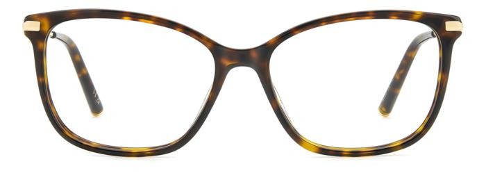 Occhiali da vista Carolina Herrera Her 0218 108429 (LVL) colore brown havana gold forma rettangolare 