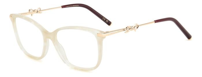 Occhiali da vista Carolina Herrera Her 0218 108429 (YNA) colore white marble forma rettangolare 