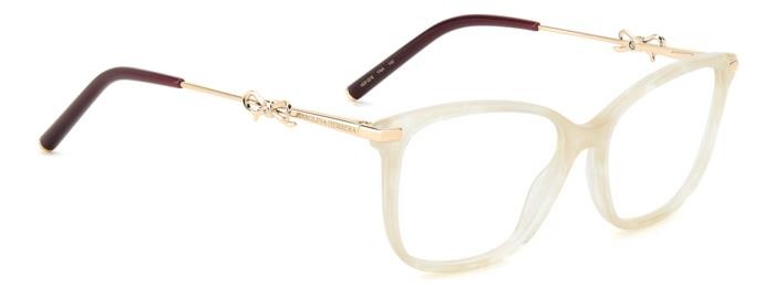 Occhiali da vista Carolina Herrera Her 0218 108429 (YNA) colore white marble forma rettangolare 
