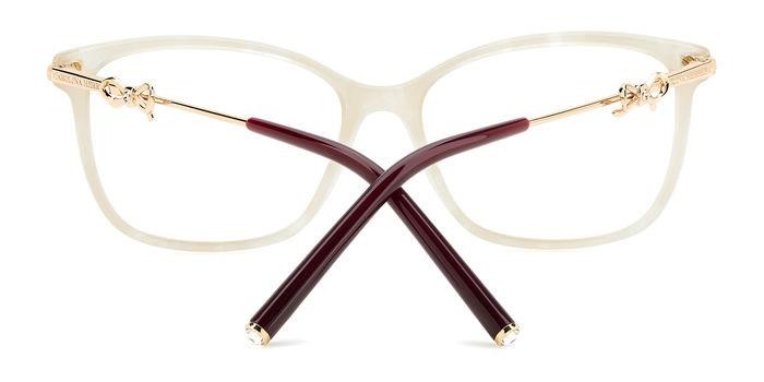 Occhiali da vista Carolina Herrera Her 0218 108429 (YNA) colore white marble forma rettangolare 