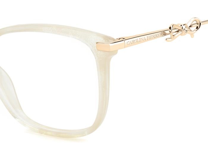 Occhiali da vista Carolina Herrera Her 0218 108429 (YNA) colore white marble forma rettangolare 