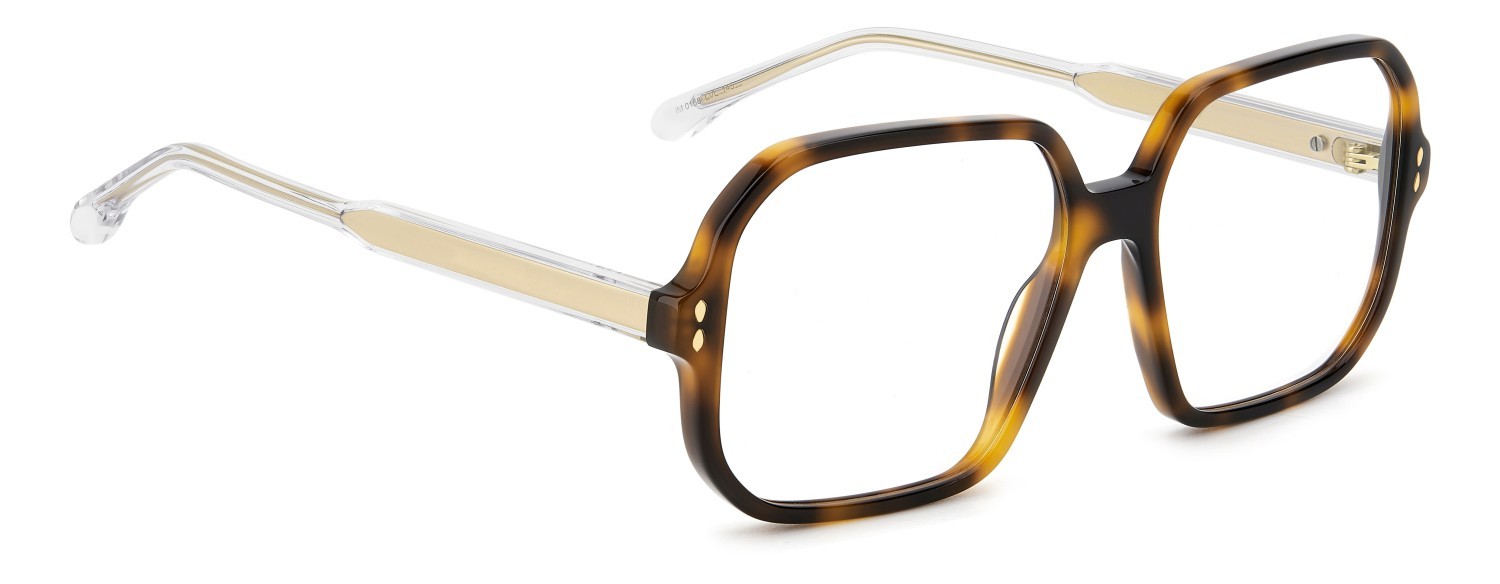 Occhiali da vista Isabel Marant Im 0168 108450 LVL colore brown havana gold forma quadrato 