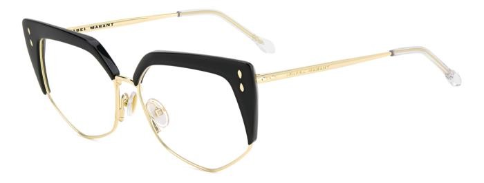 Eyeglasses Isabel Marant Im 0161 108451 (2M2) color black gold shape cat eye 